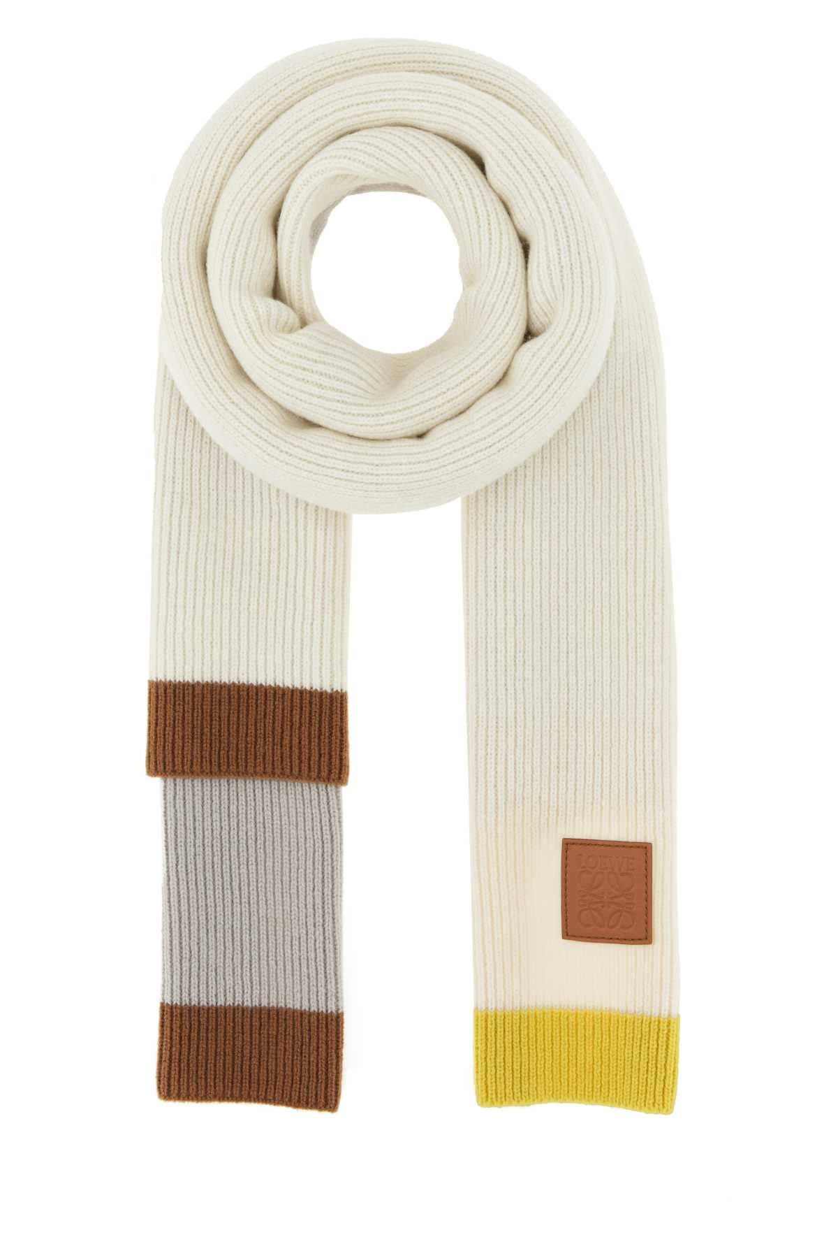 Loewe Women Two-Tone Wool Scarf