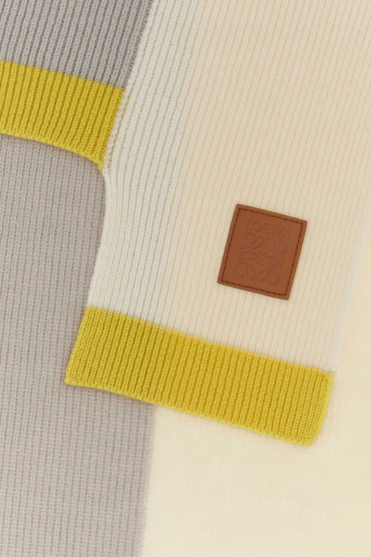 Loewe Women Two-Tone Wool Scarf