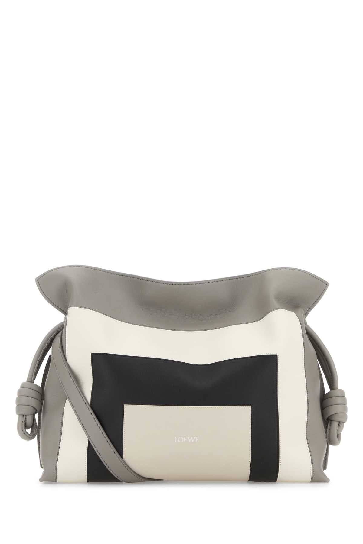 Loewe Women Multicolor Nappa Leather Loewe X Josef And Anni Albers Medium Flamenco Clutch LOEWE