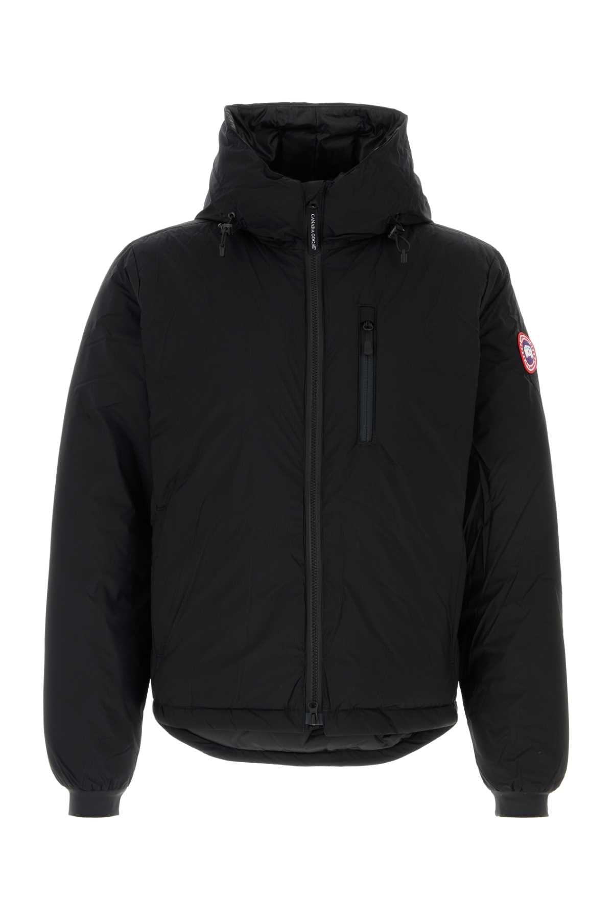 Canada Goose Men Black Polyester Lodge Down Jacket CANADA GOOSE