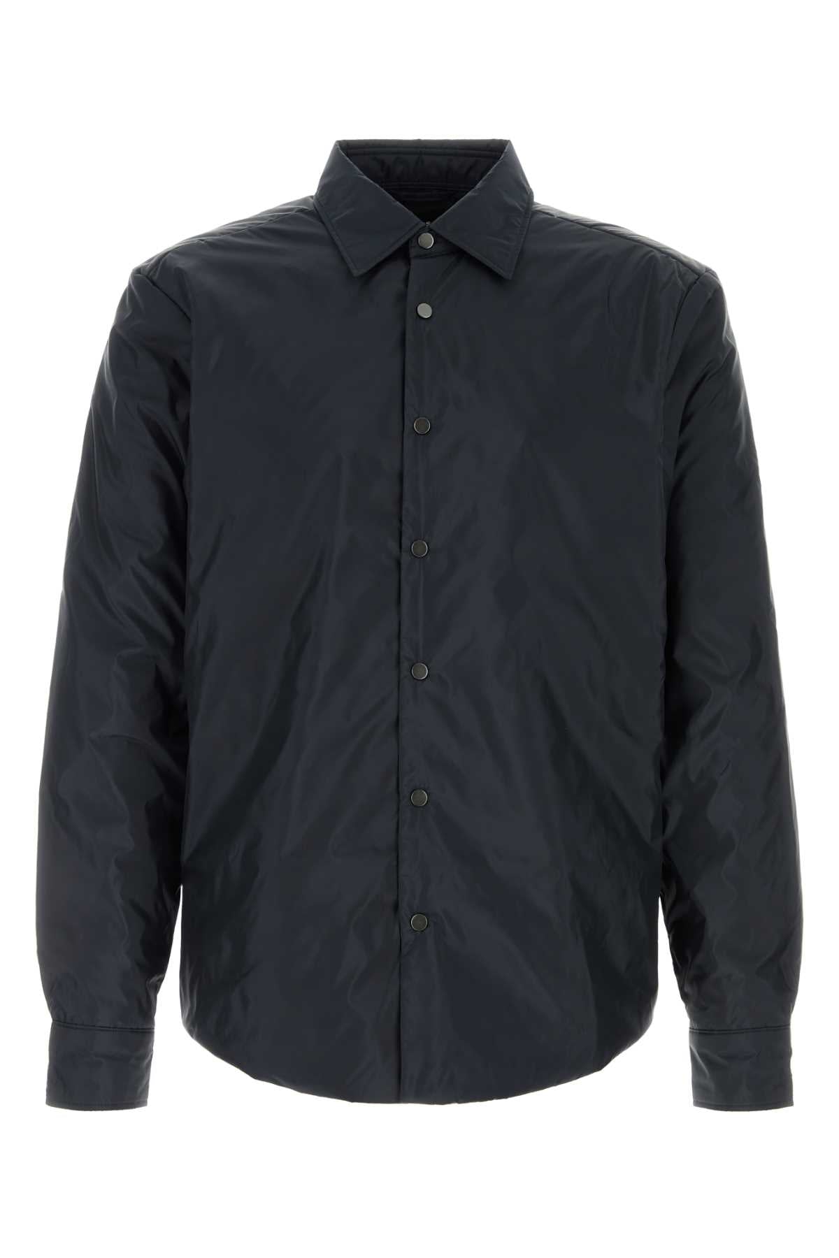 Boss Men Midnight Blue Polyester Luke Shirt BOSS