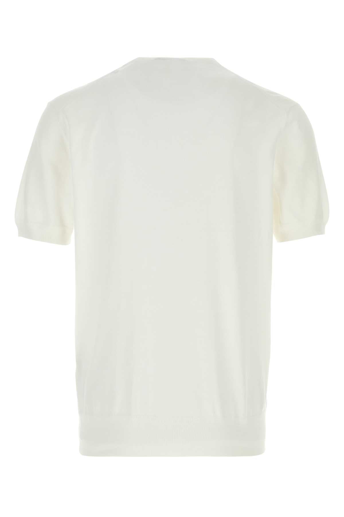 Tom Ford Men White Cotton Sweater TOM FORD