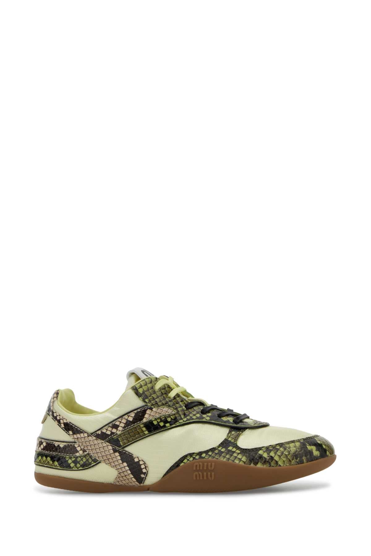 Miu Miu Women Multicolor Fabric And Leather Sneakers MIU MIU