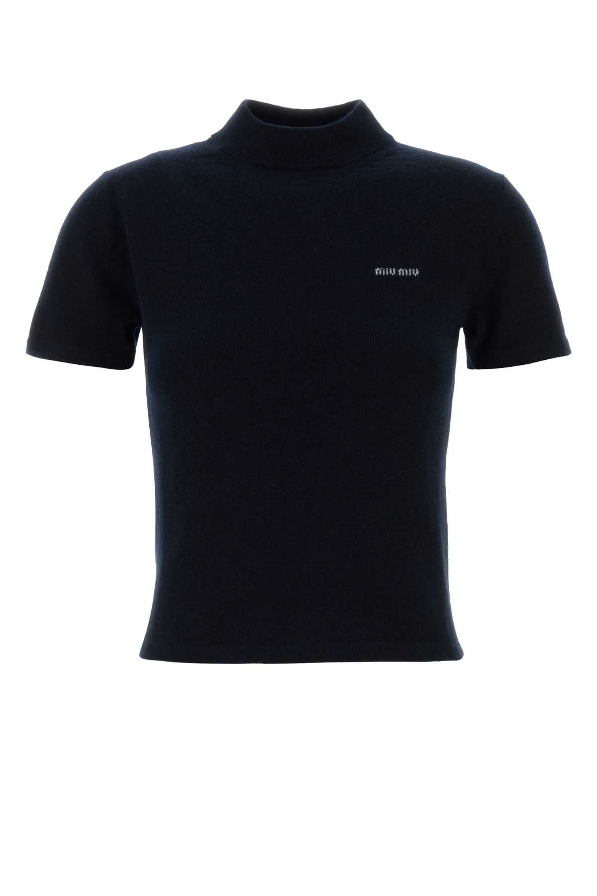 Miu Miu Women Midnight Blue Cashmere Sweater MIU MIU