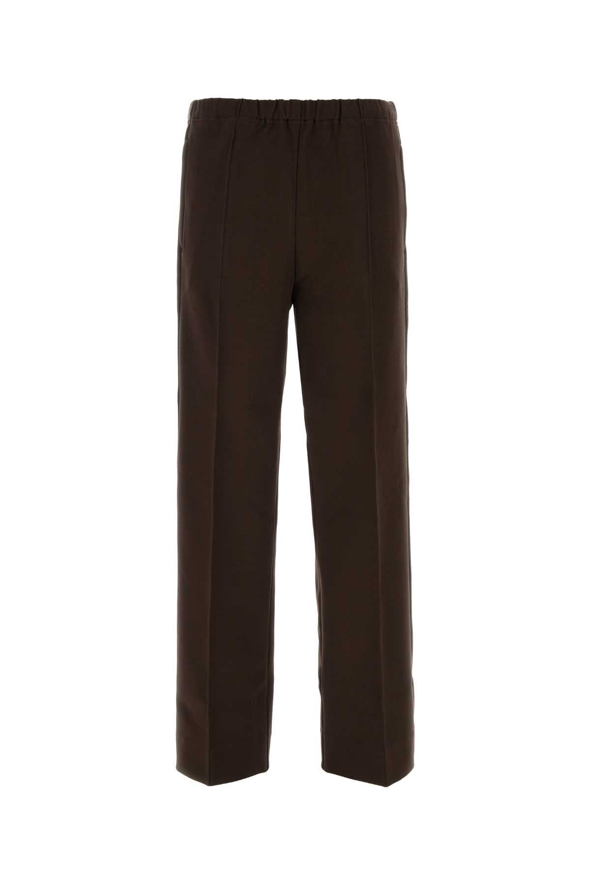 Miu Miu Women Brown Stretch Viscose Blend Pant MIU MIU