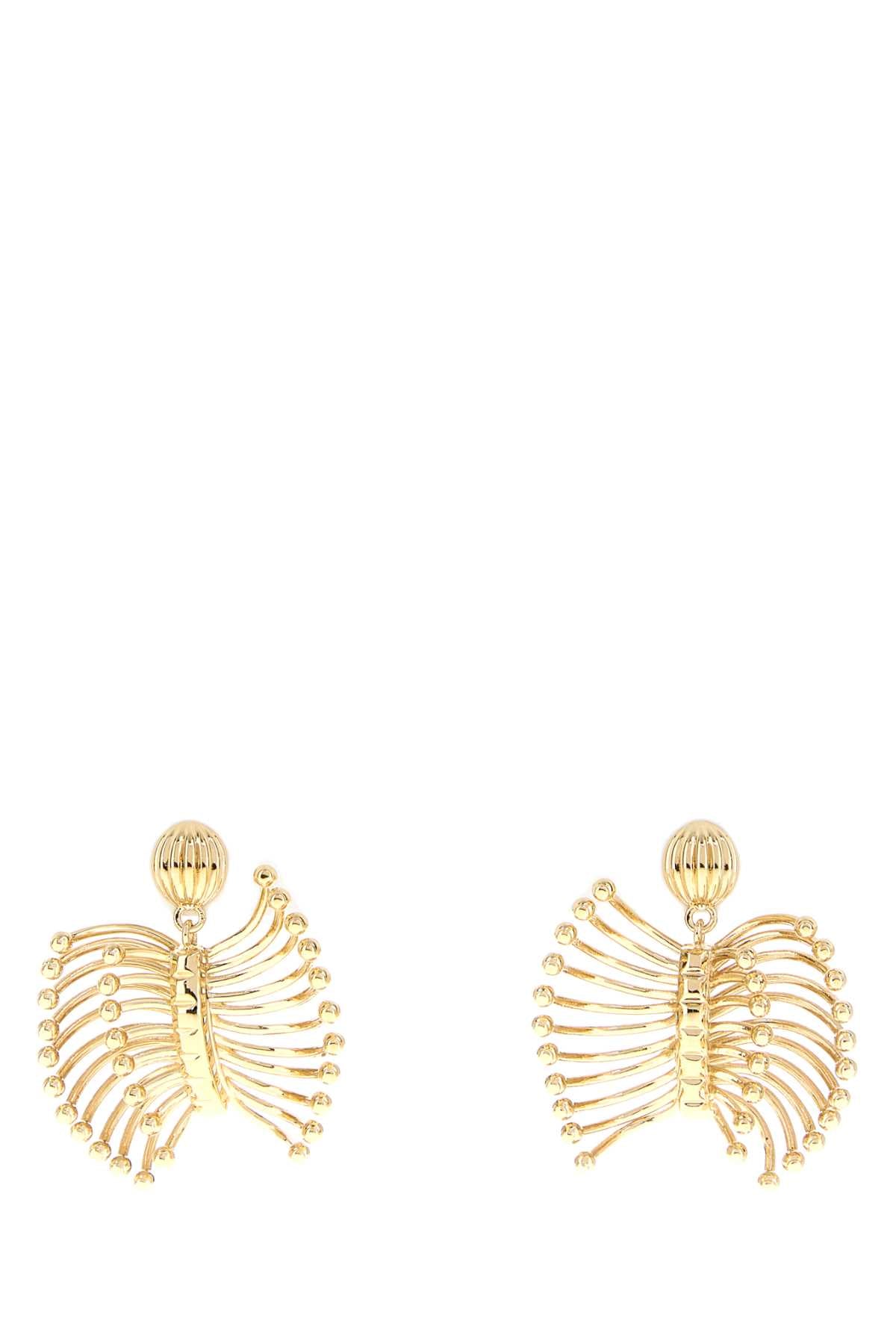 Miu Miu Women Gold Metal Earrings MIU MIU