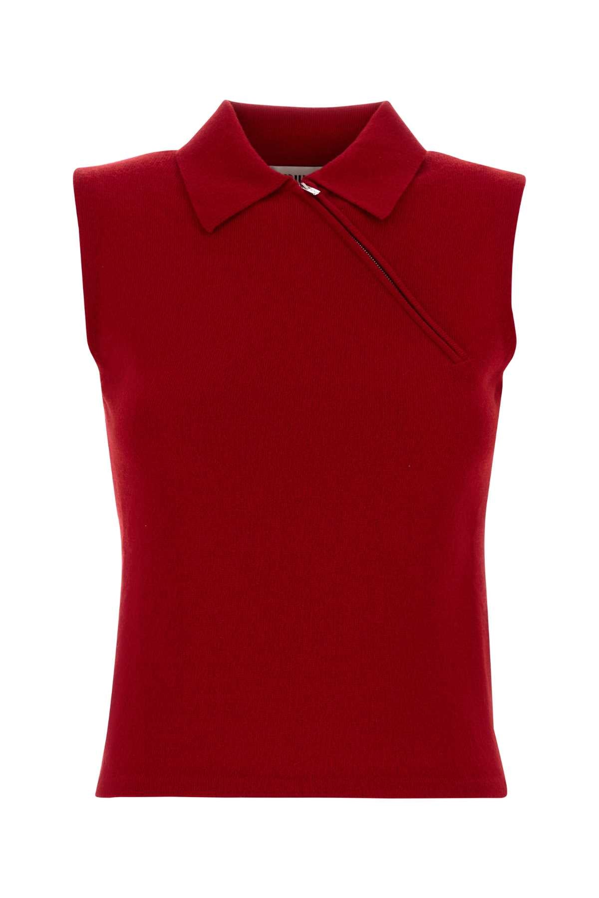 Miu Miu Women Reed Cashmere Polo Shirt MIU MIU