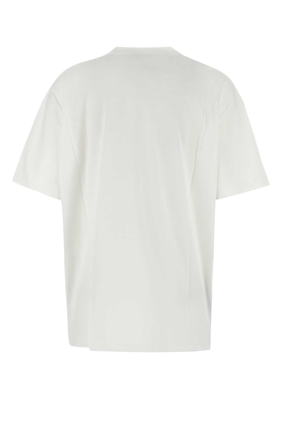 Prada Women White Cotton Oversize T-Shirt PRADA