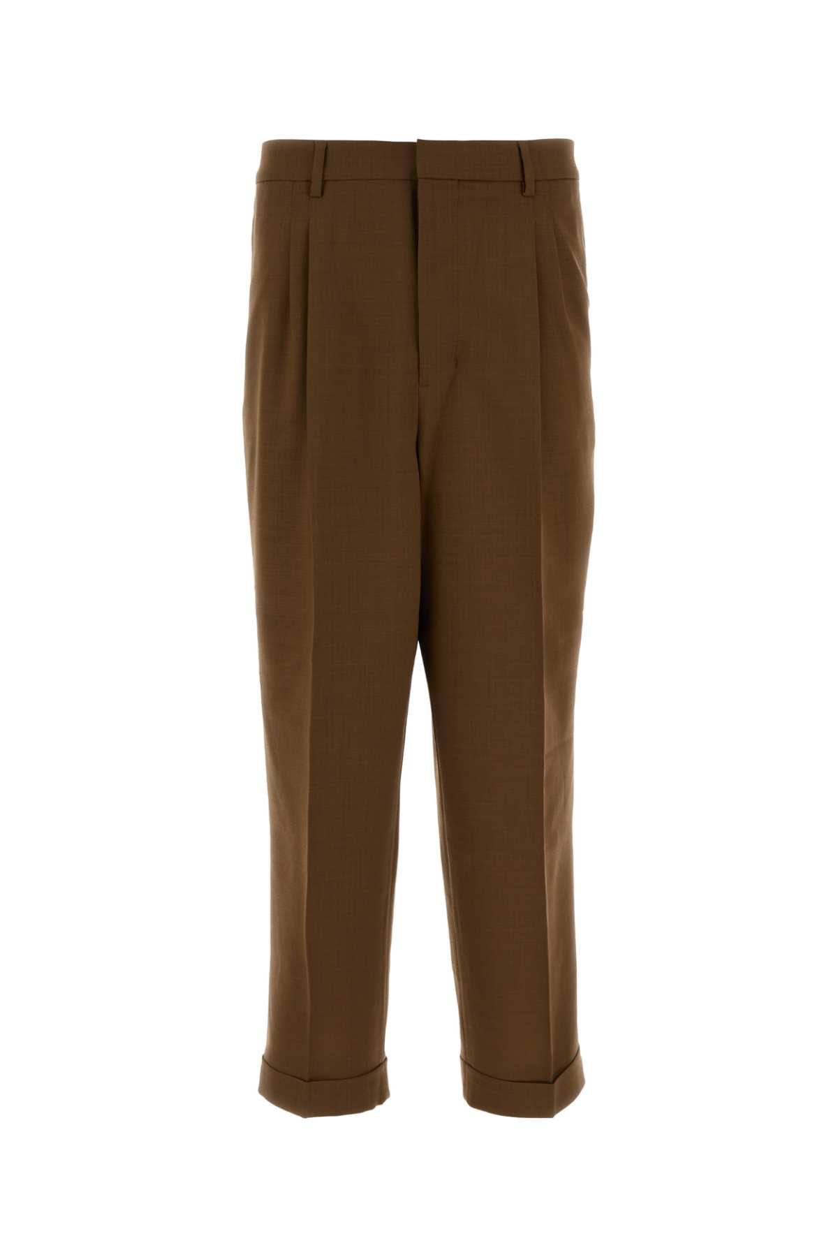 Ami Men Caramel Wool Pant