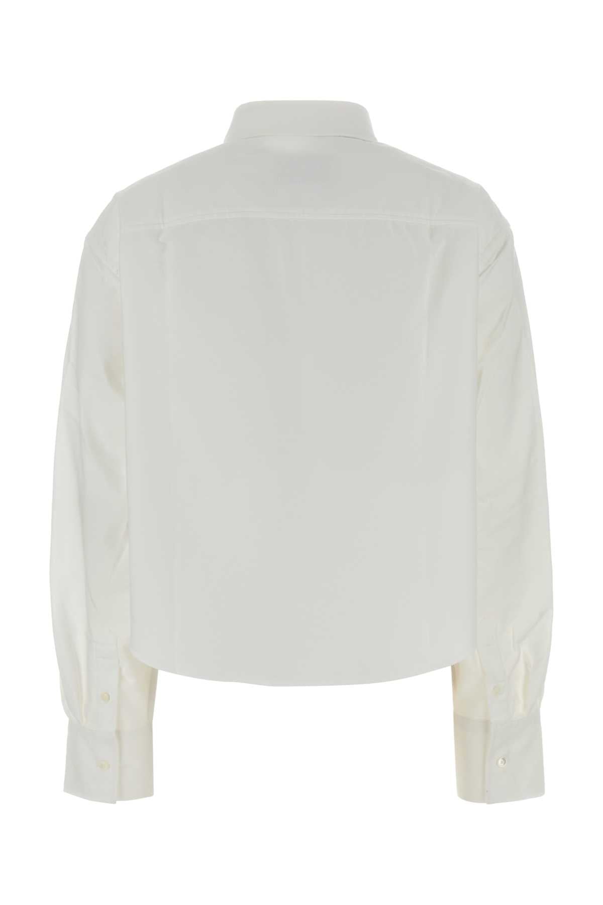 Ami Women White Oxford Oversize Shirt AMI PARIS