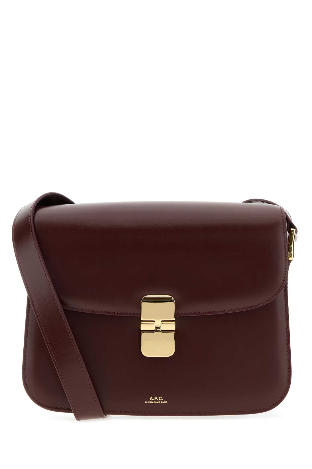 A.P.C. Women Grape Leather Grace Crossbody Bag A.P.C.