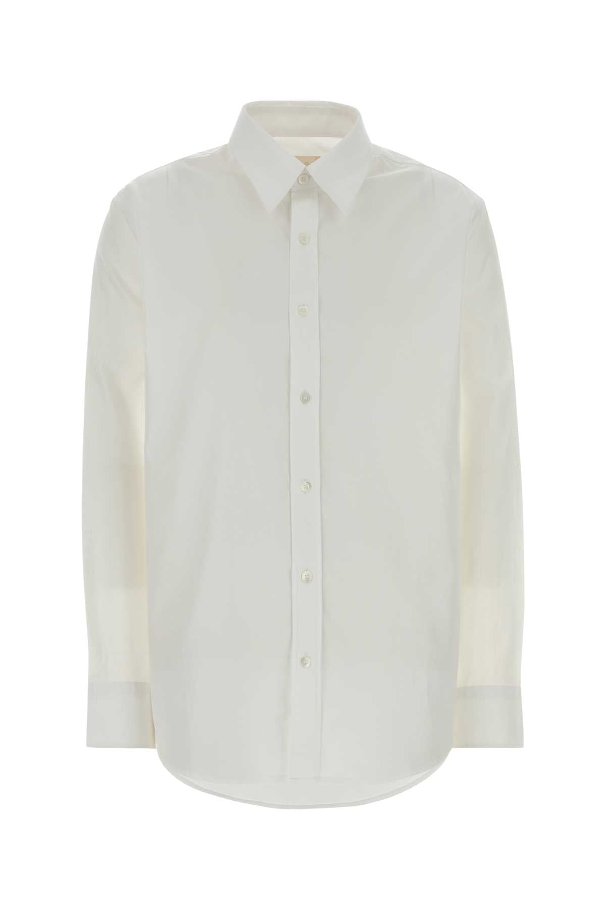A.P.C. Women White Poplin Shirt A.P.C.