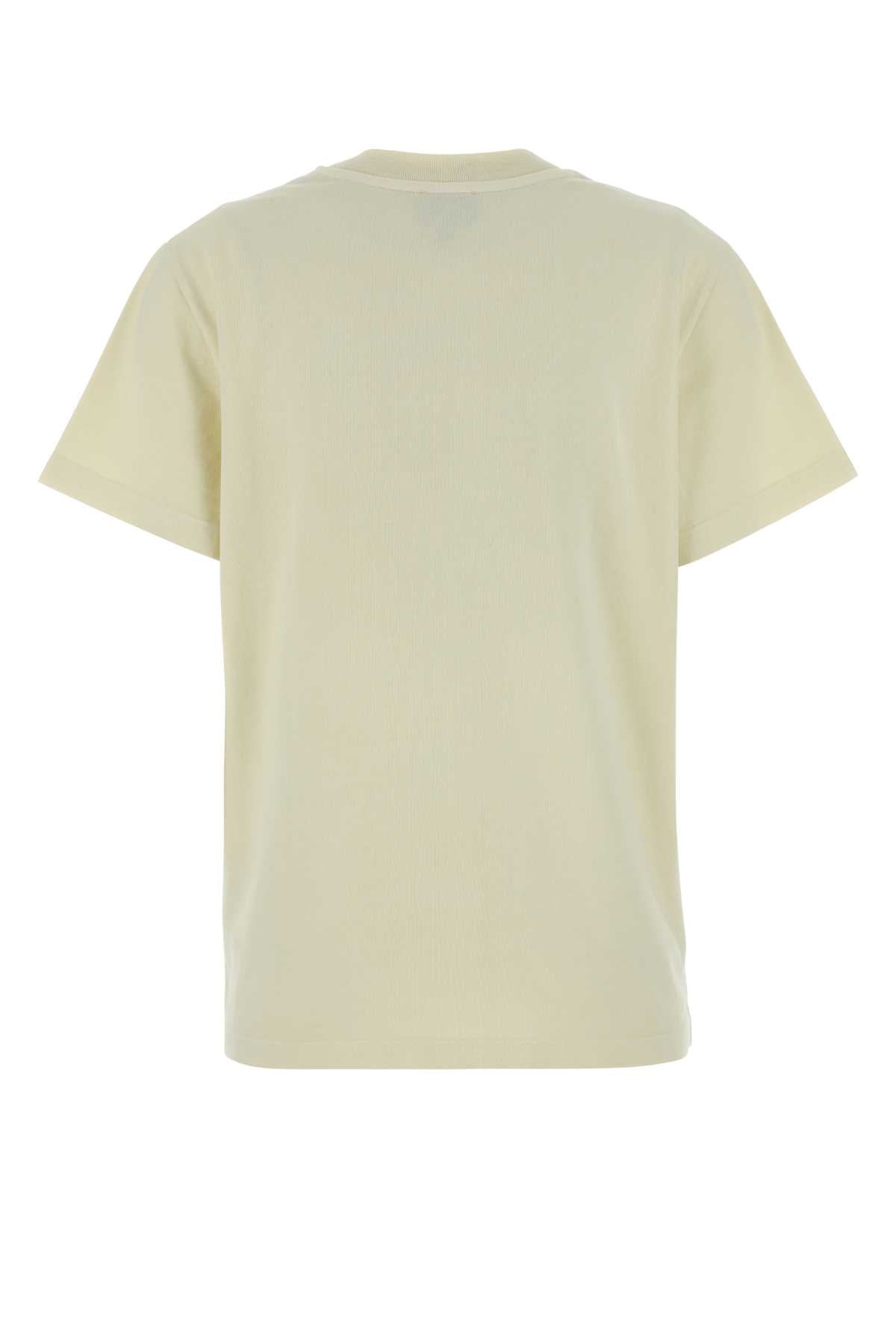 A.P.C. Women Cream Cotton T-Shirt