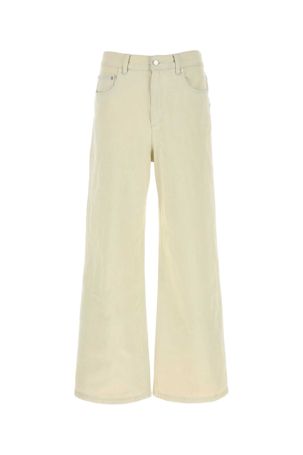 A.P.C. Men Ivory Denim Clyde Jeans A.P.C.