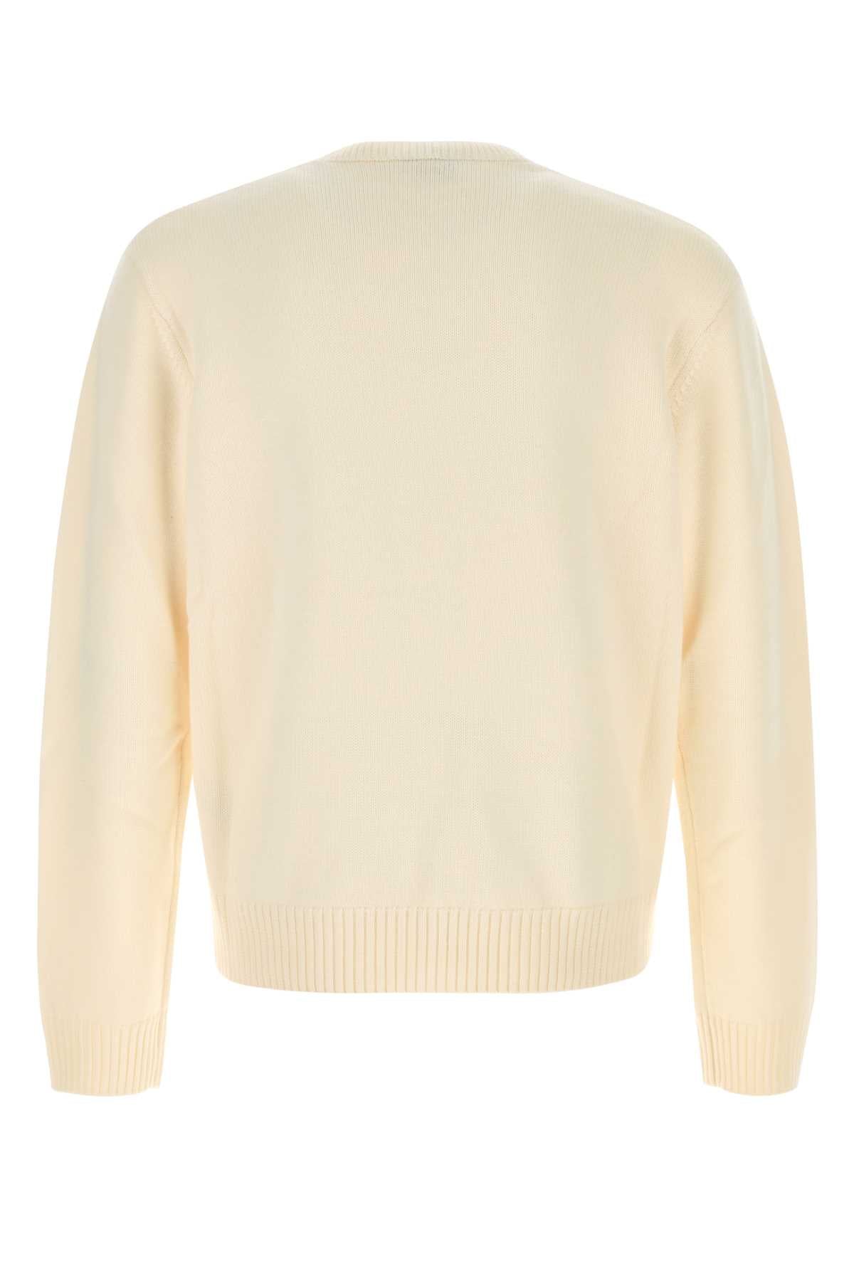 Casablanca Men Ivory Wool Sweater CASABLANCA