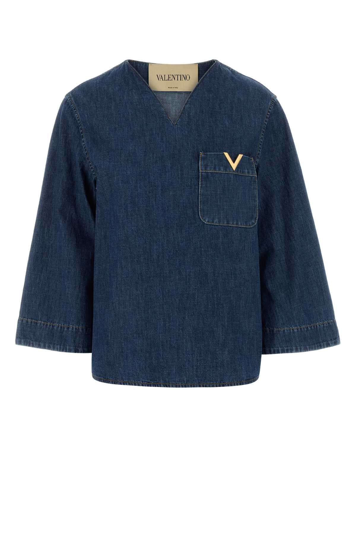 Valentino Garavani Women Denim Blouse VALENTINO GARAVANI