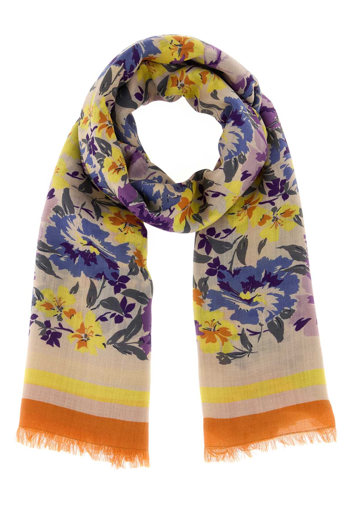 Valentino Garavani Women Printed Wool Blend Scarf VALENTINO GARAVANI