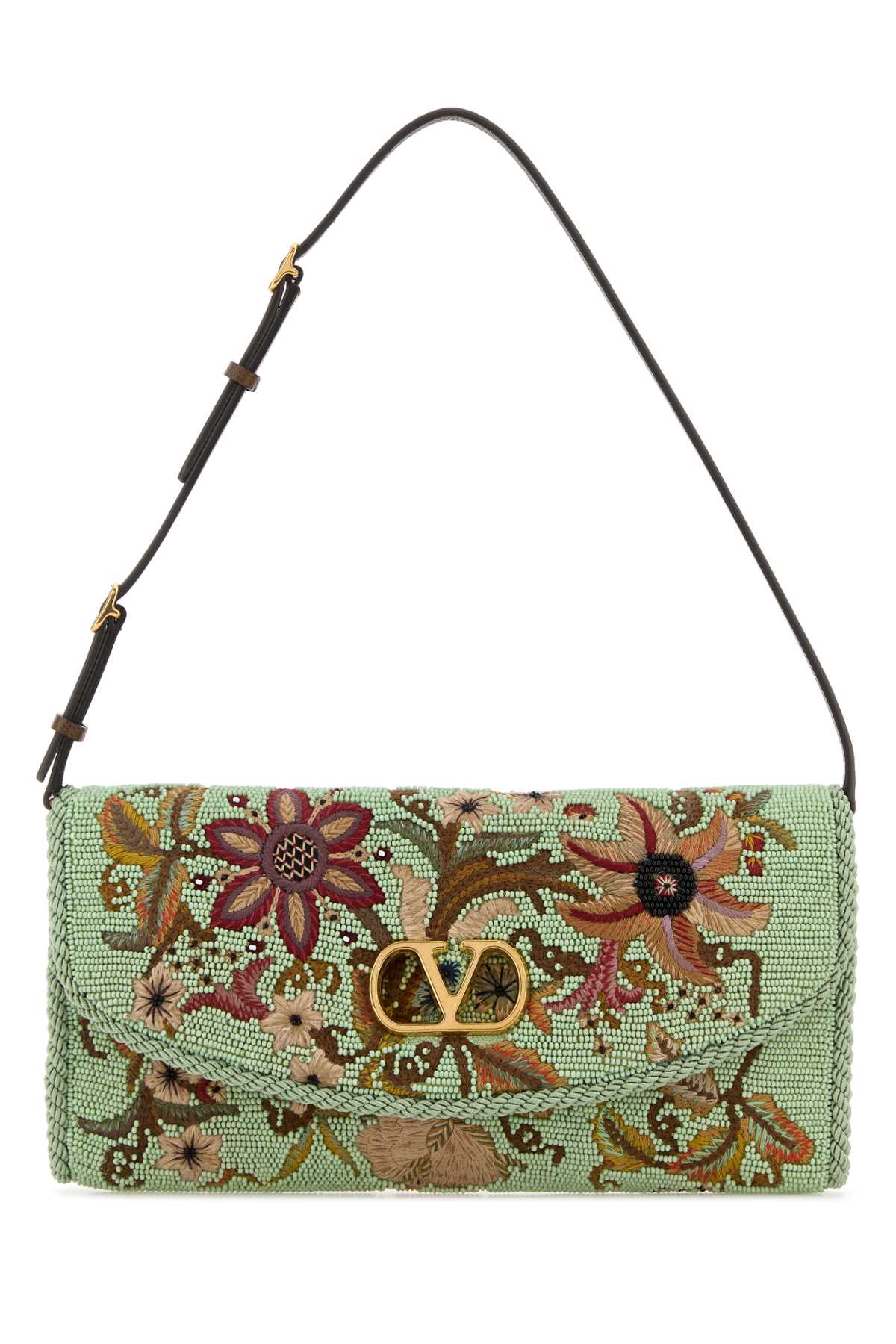 Valentino Garavani Women Embellished Fabric Vlogo Signature Shoulder Bag VALENTINO GARAVANI