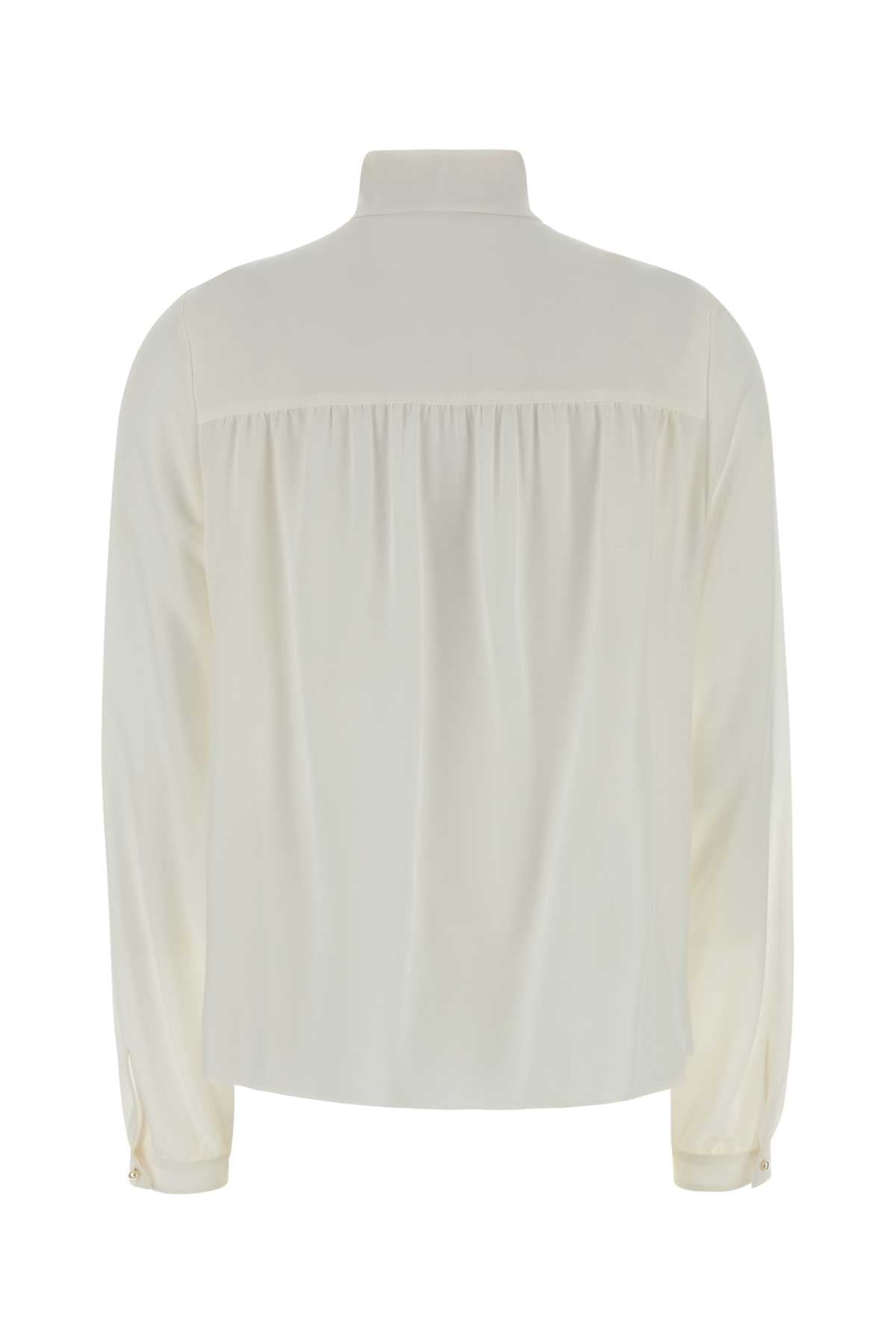 Valentino Garavani Women Ivory Crepe Shirt VALENTINO GARAVANI
