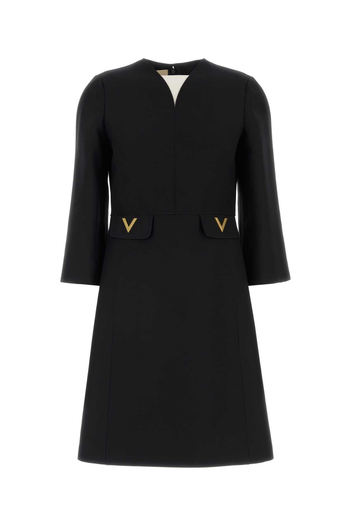 Valentino Garavani Women Black Crepe Couture Dress VALENTINO GARAVANI