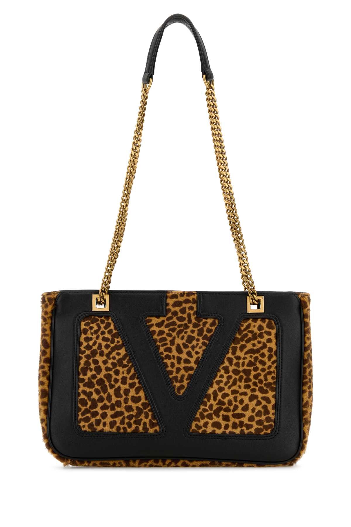 Valentino Garavani Women Printed Calf Hair Viva Superstar Shoulder Bag