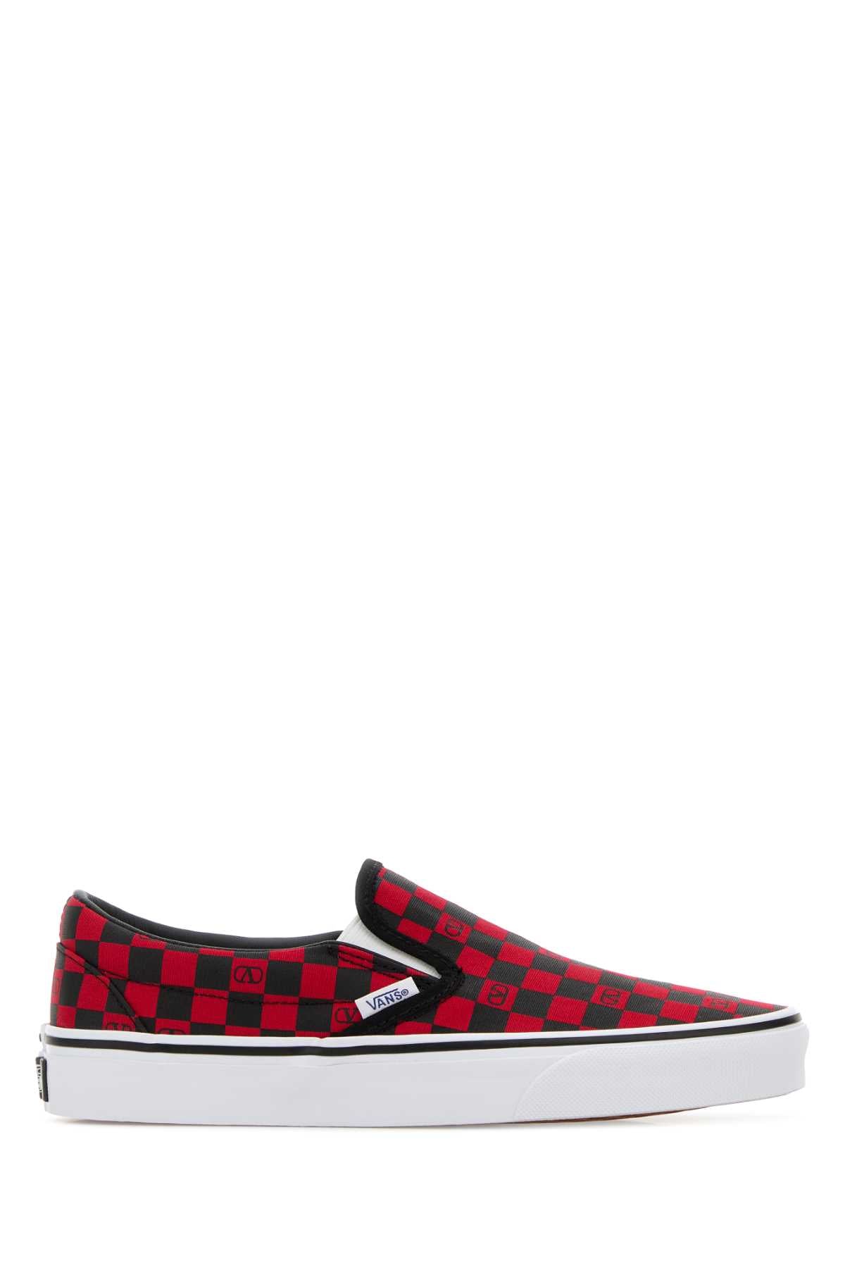 Valentino Garavani Women Printed Canvas  Valentino Garavani X Vans Classic Slip-On Slip-Ons VALENTINO GARAVANI