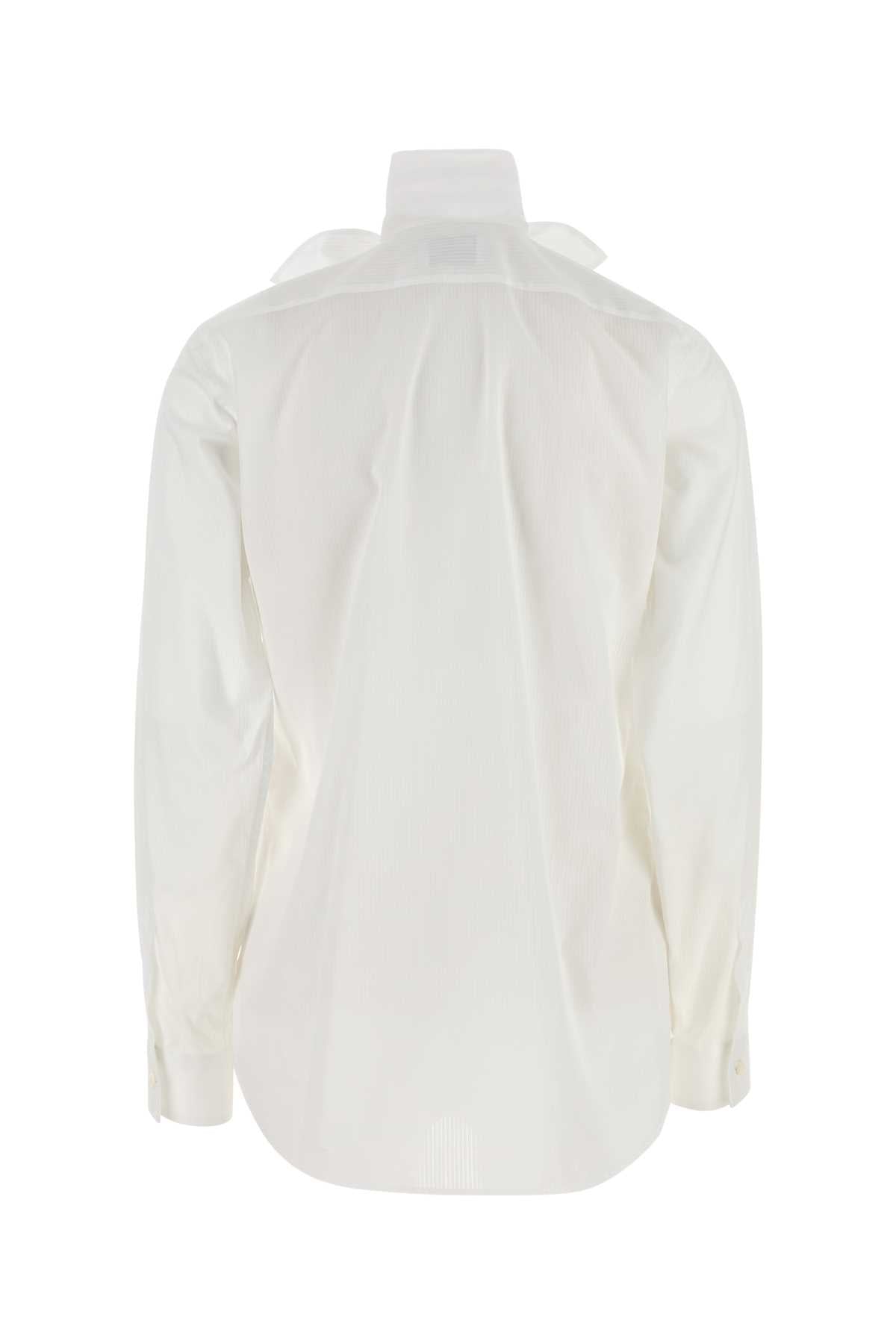 Moschino Women Embroidered Cotton Shirt MOSCHINO