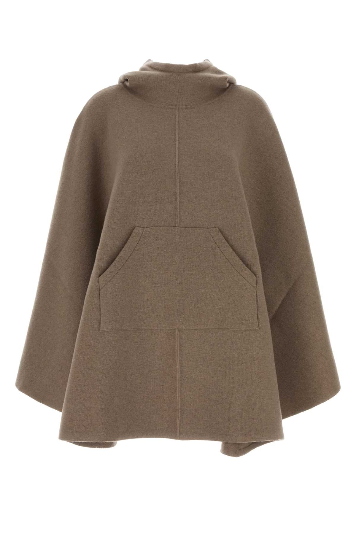 Bottega Veneta Women Cappuccino Cashmere Cape BOTTEGA VENETA