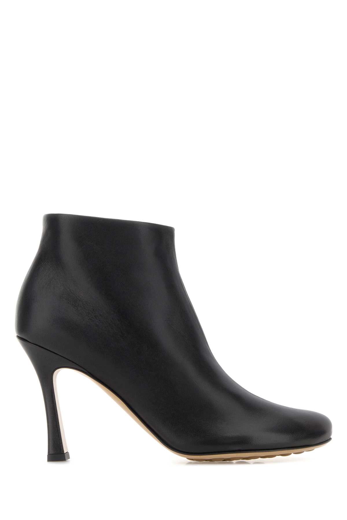 Bottega Veneta Women Black Nappa Leather Rana Ankle Boots BOTTEGA VENETA