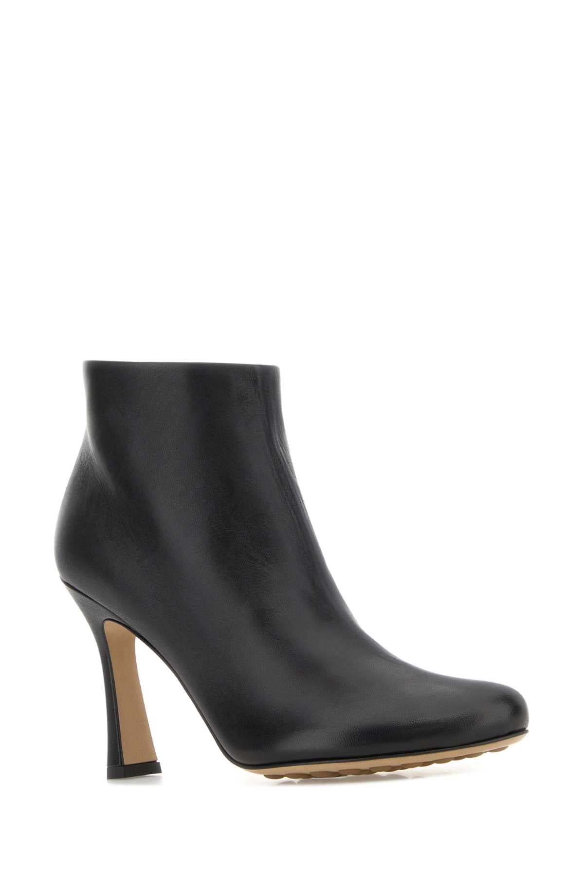Bottega Veneta Women Black Nappa Leather Rana Ankle Boots BOTTEGA VENETA