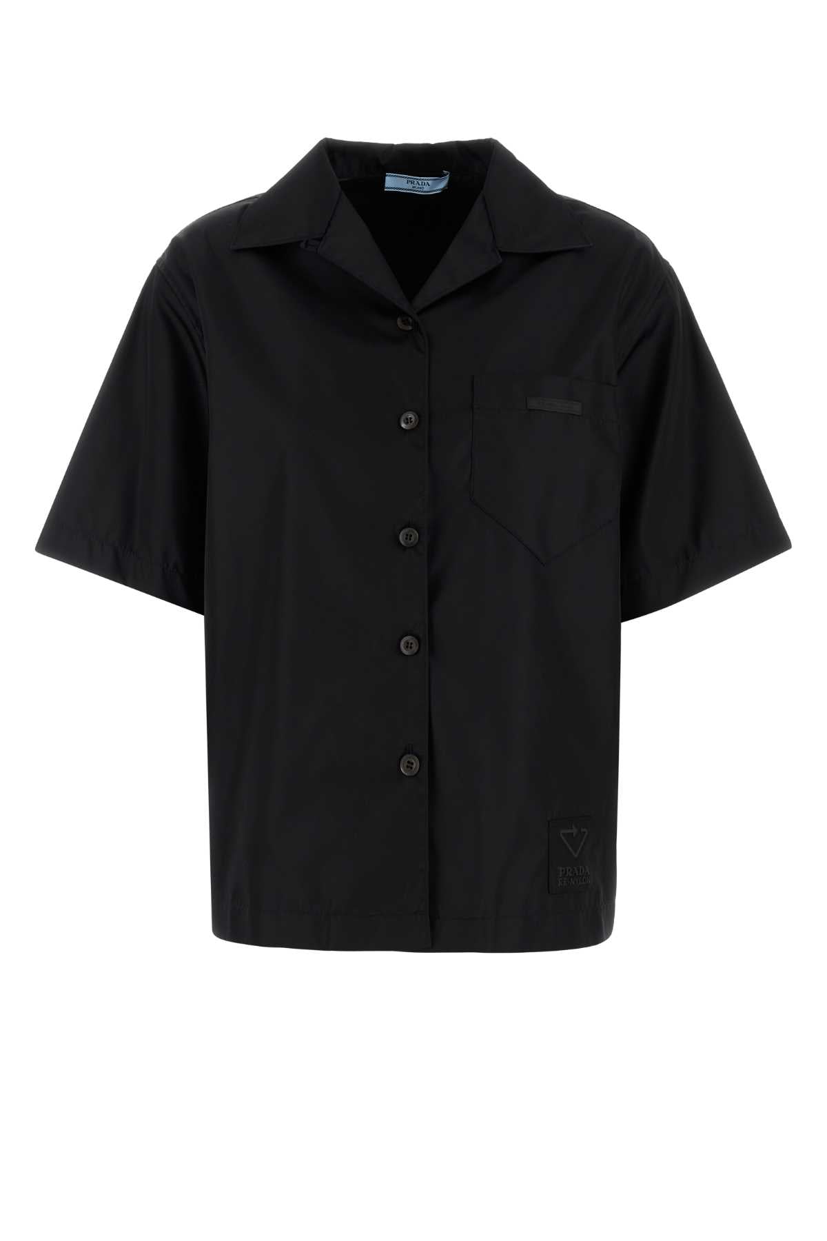 Prada Women Black Gabardine Shirt PRADA