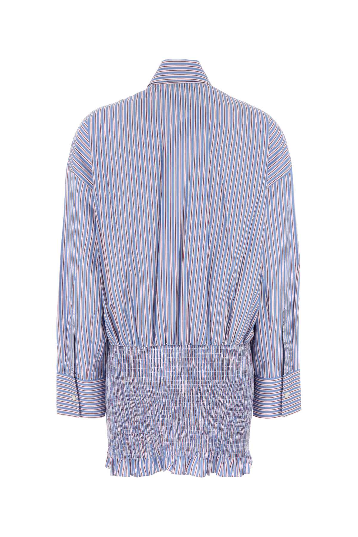 Prada Women Embroidered Poplin Shirt PRADA
