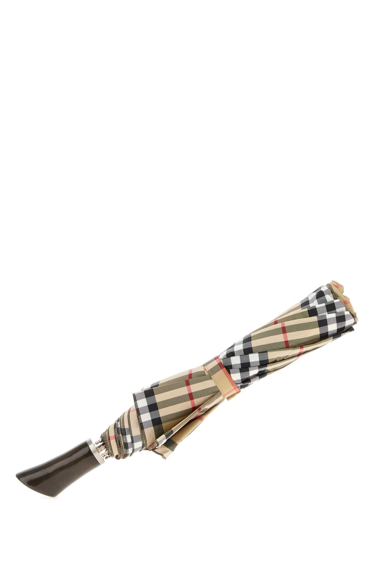 Burberry Unisex A:Um Check Folding Umb:171299:B9368