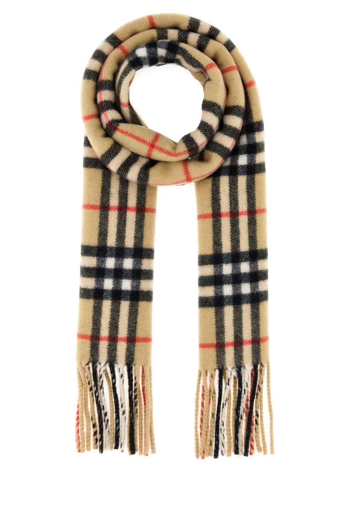 Burberry Unisex Embroidered Cashmere Scarf BURBERRY