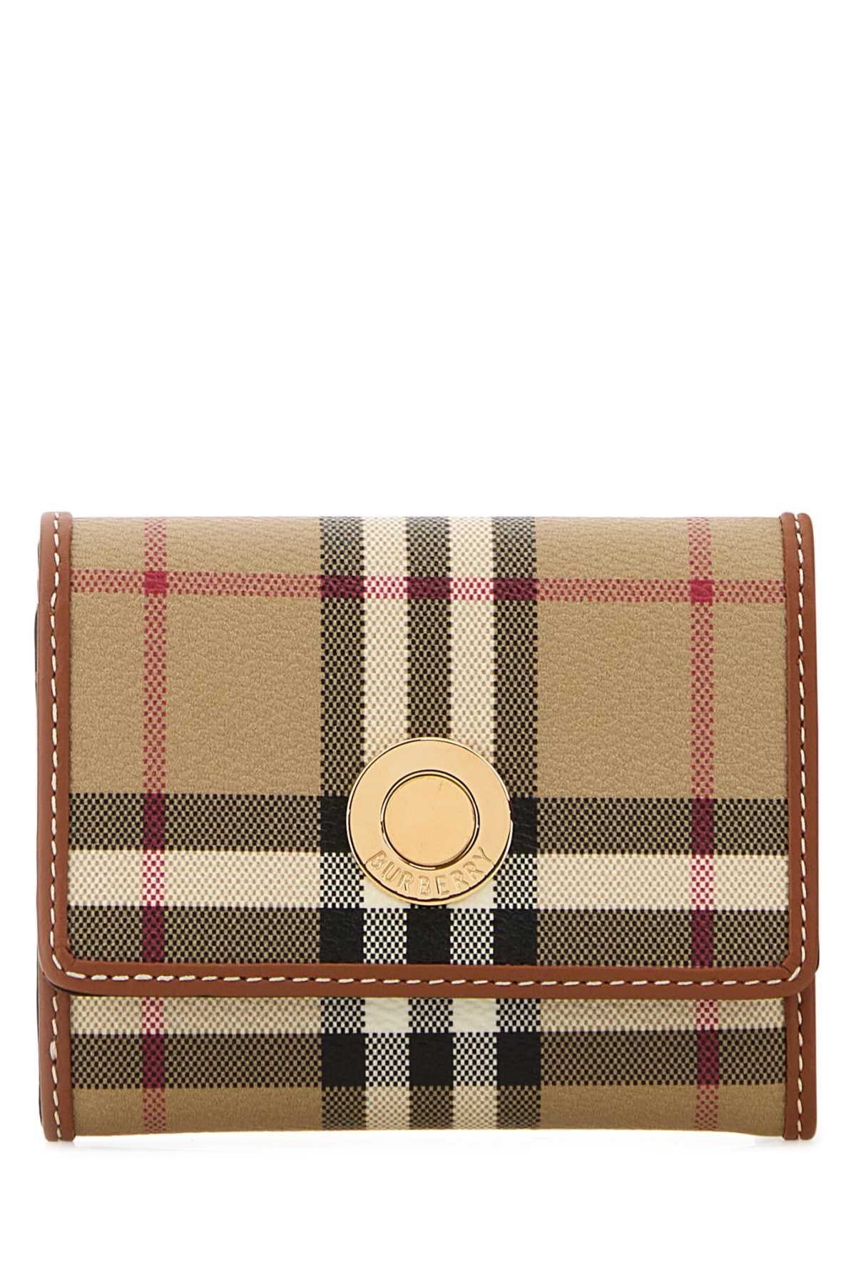 Burberry Women Printed Canvas Small Check Wallet BURBERRY