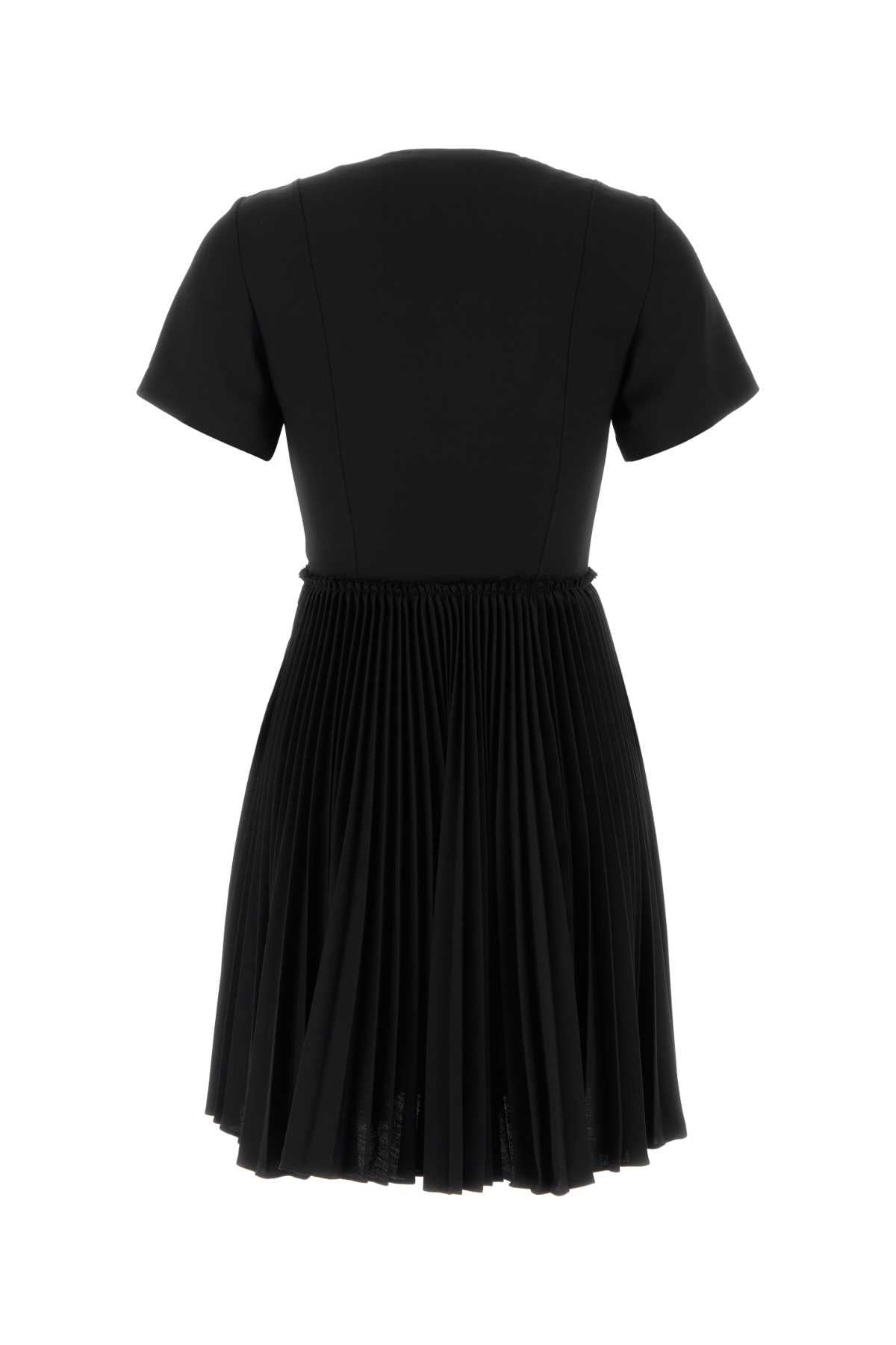 Burberry Women Black Polyester Blend Mini Dress BURBERRY