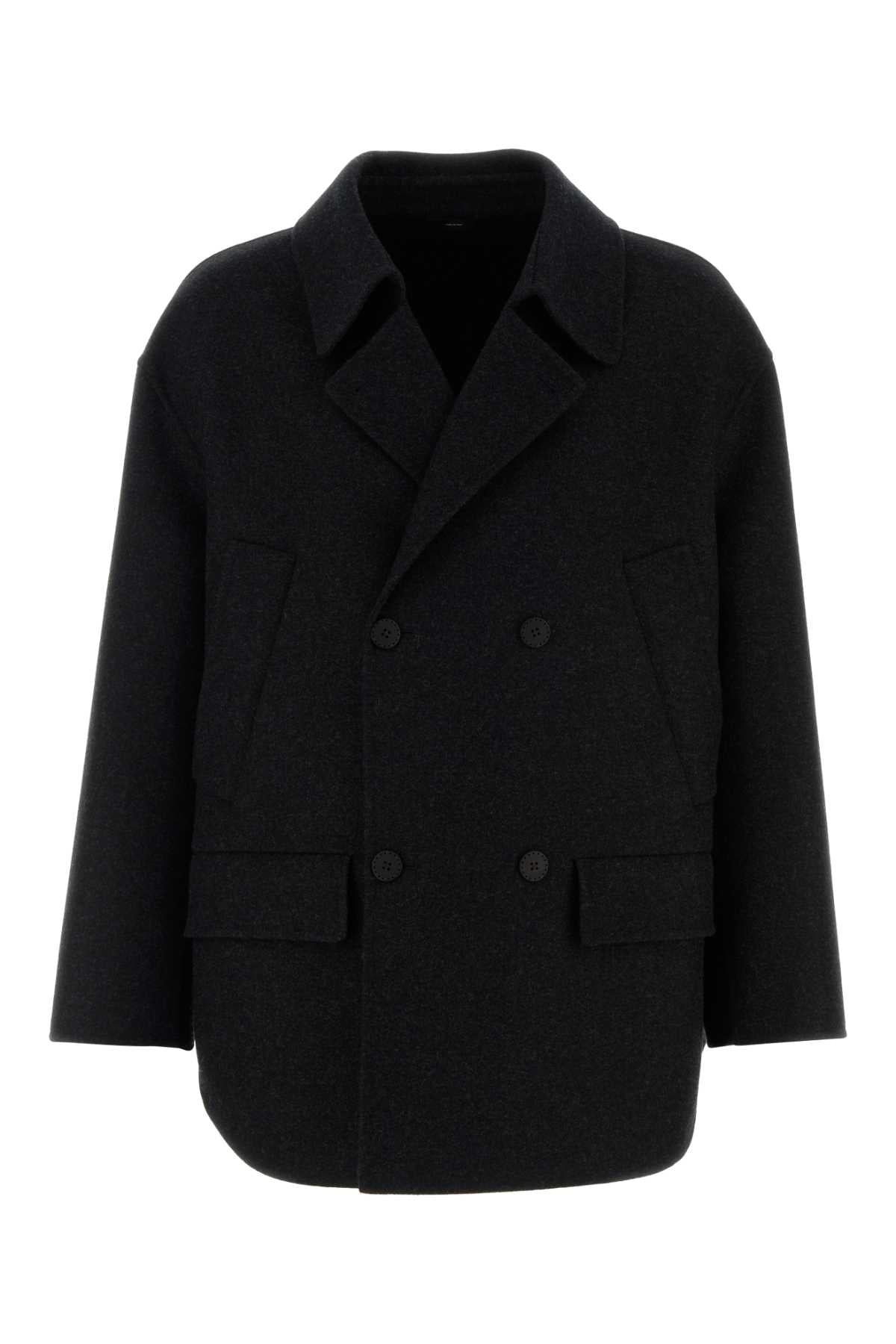 Fendi Men Black Flannel Blazer FENDI