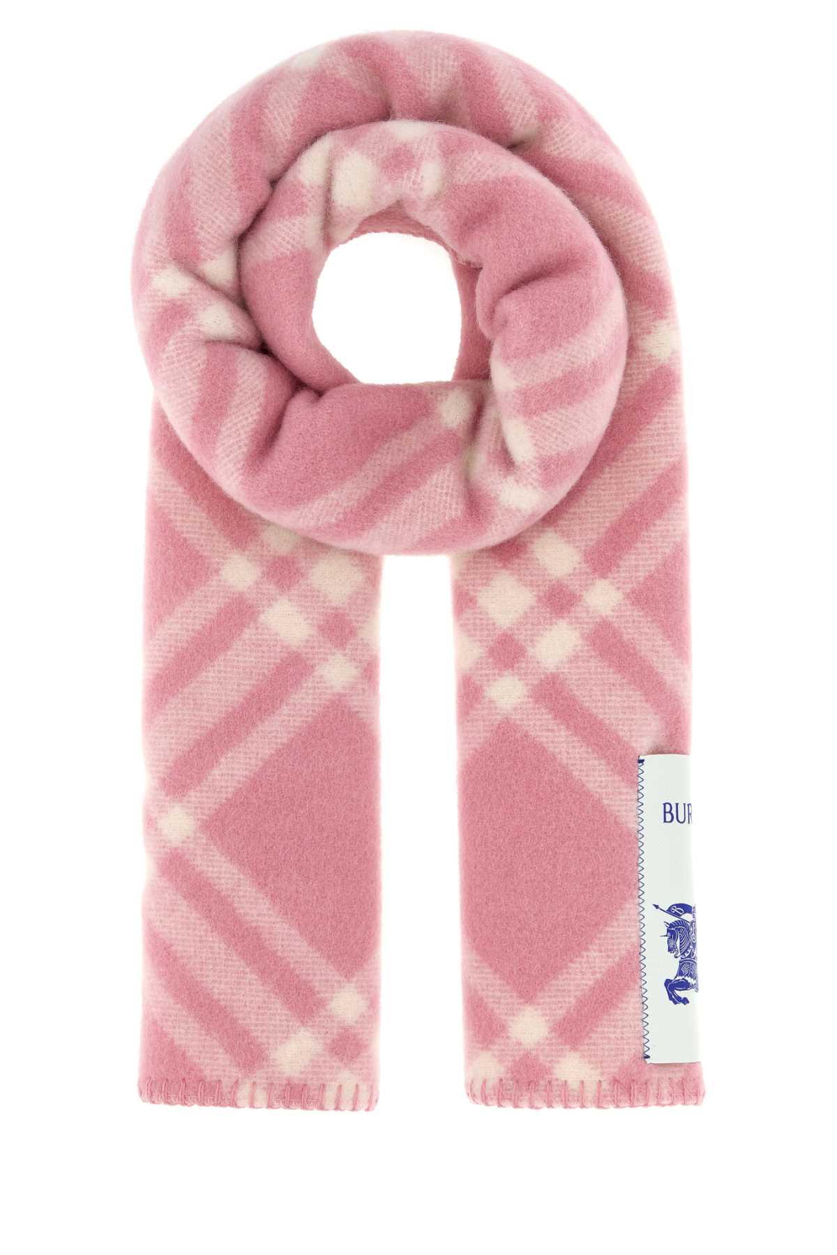 Burberry Unisex Embroidered Wool Scarf BURBERRY
