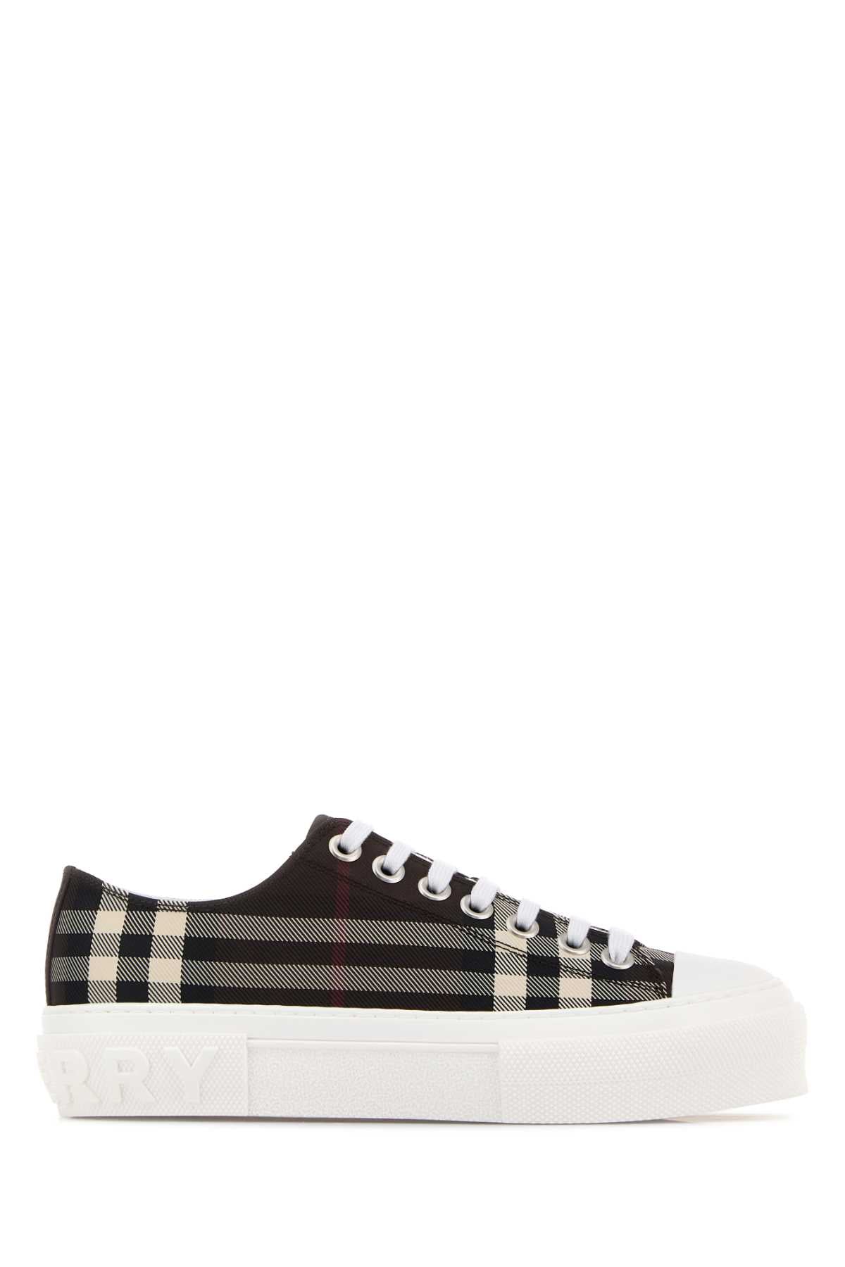 Burberry Women Embroidered Cavas Sneakers BURBERRY