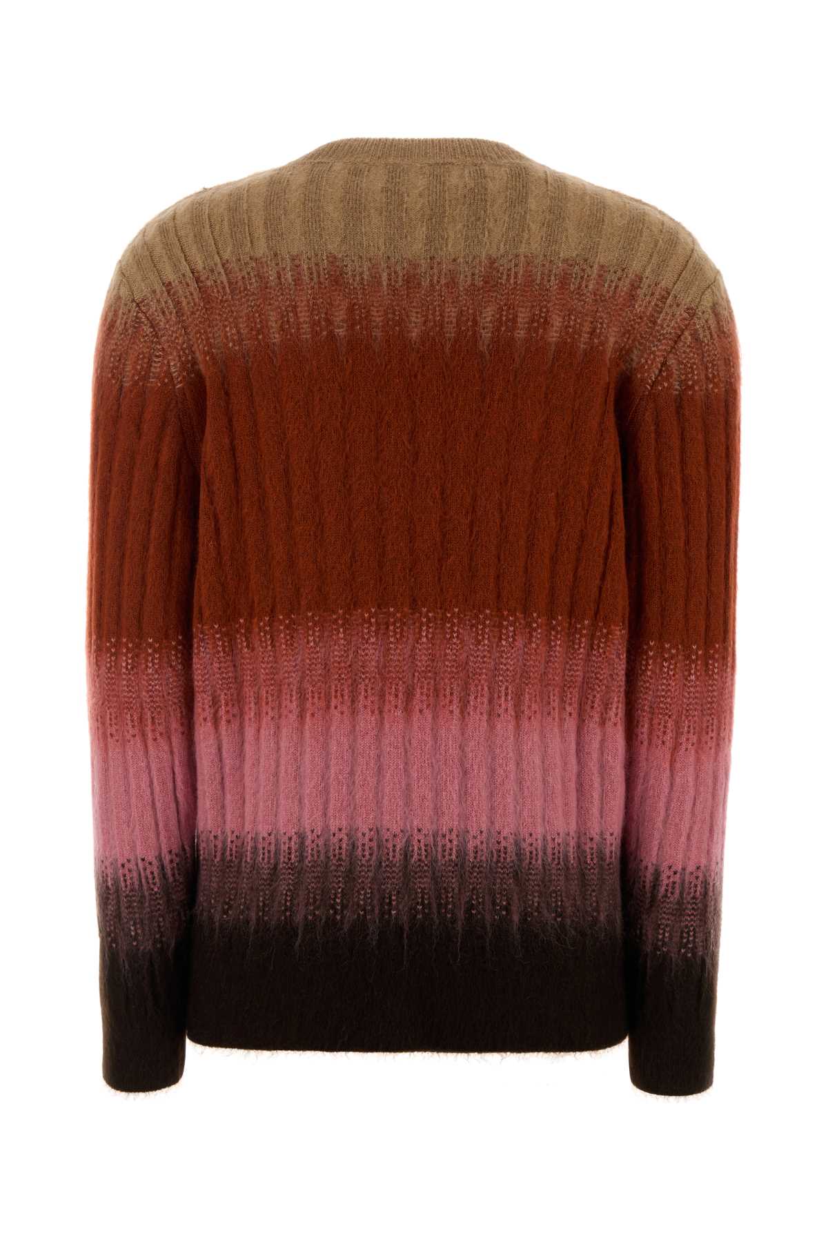 Fendi Women Multicolor Mohair Blend Sweater FENDI