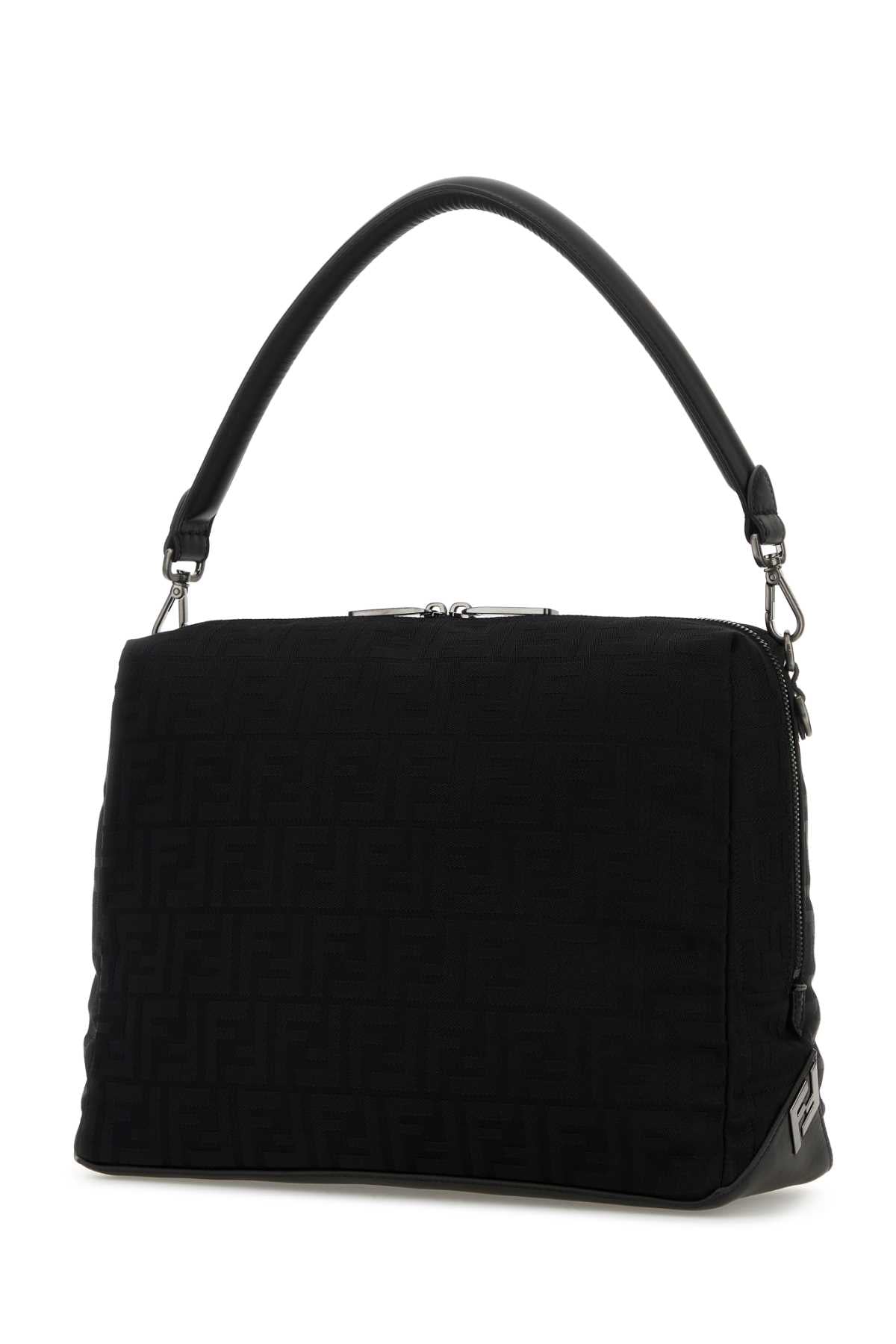 Fendi Men Black Nylon Large Fendi Lui Handbag FENDI
