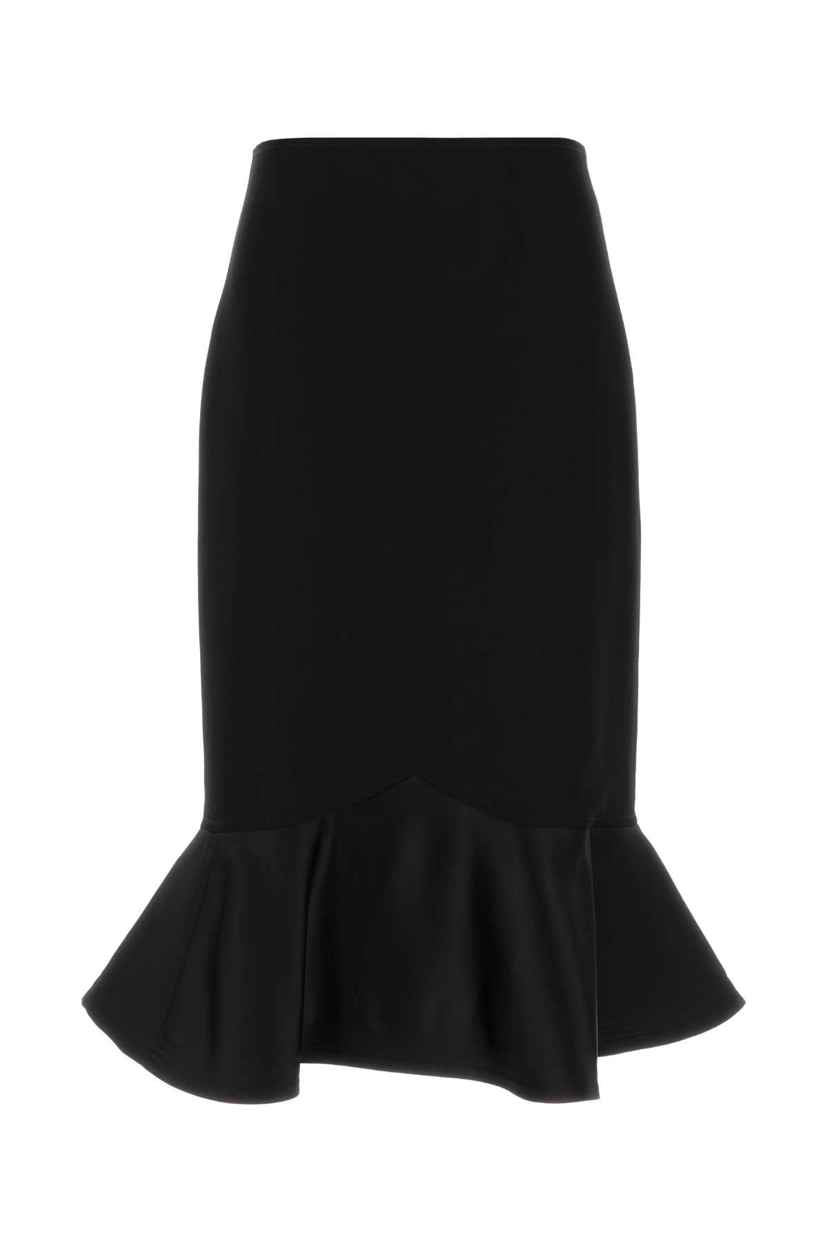 Fendi Women Black Wool Skirt FENDI