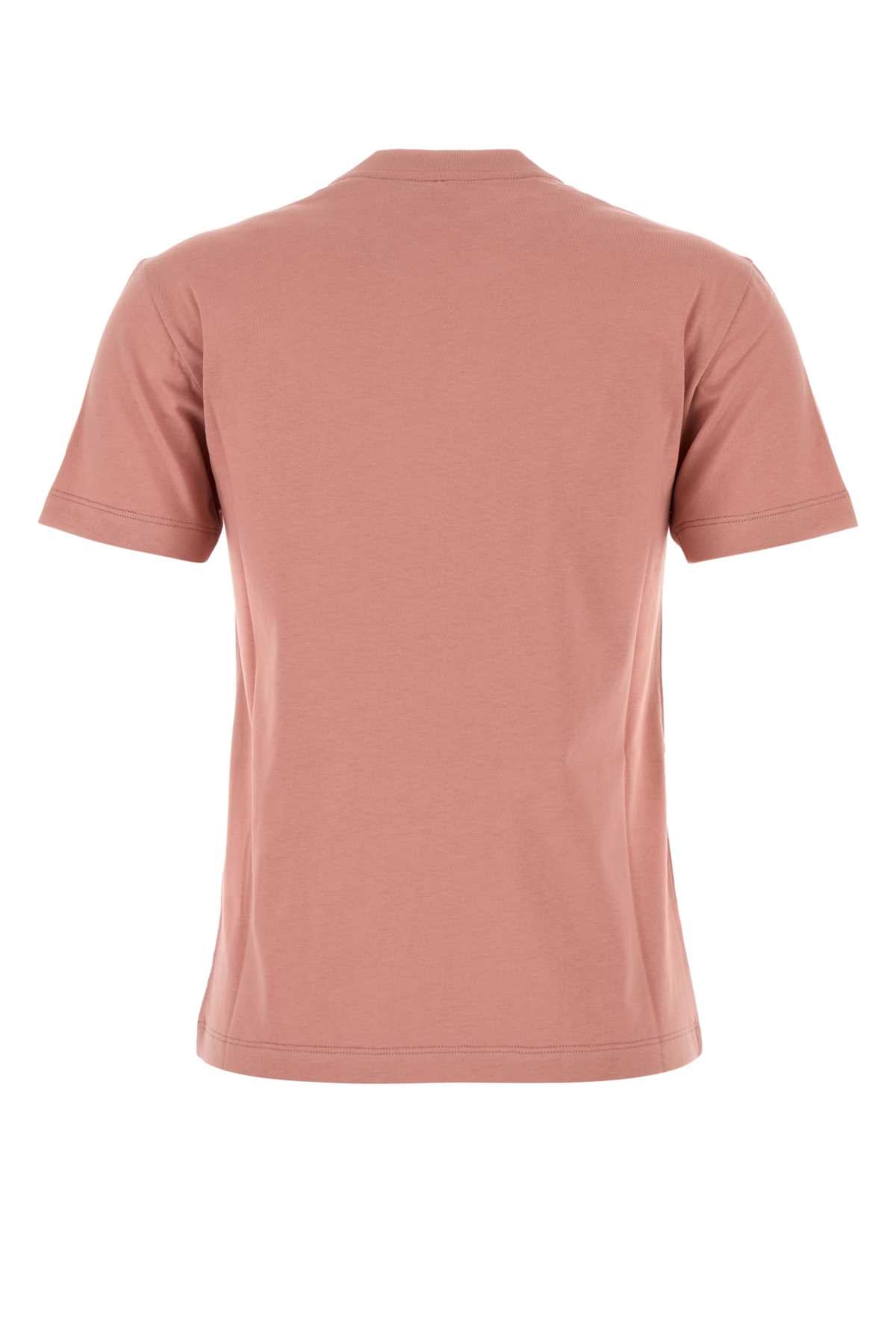 Fendi Women Dark Pink Cotton T-Shirt FENDI