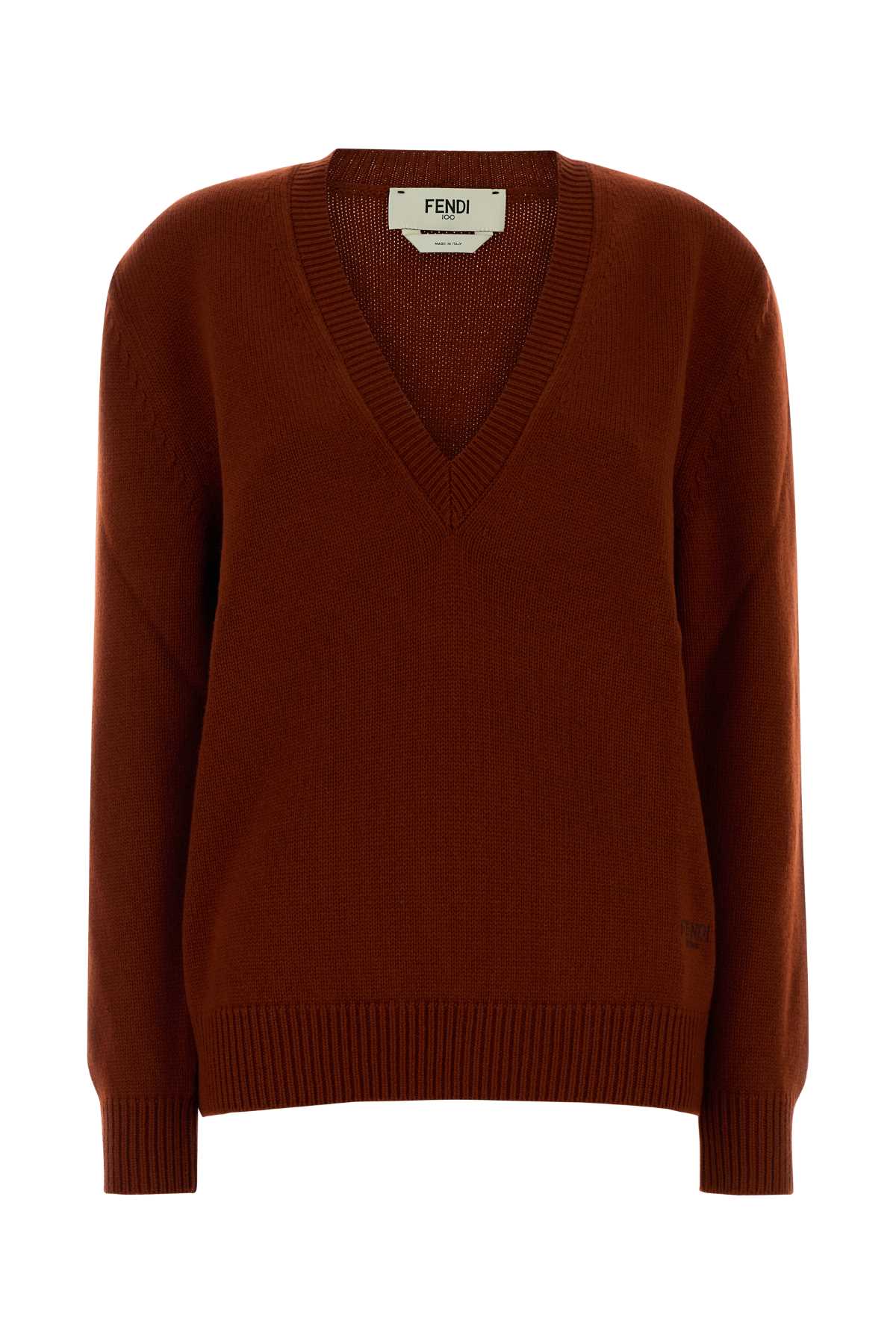 Fendi Women Brick Stretch Cashmere Sweater FENDI