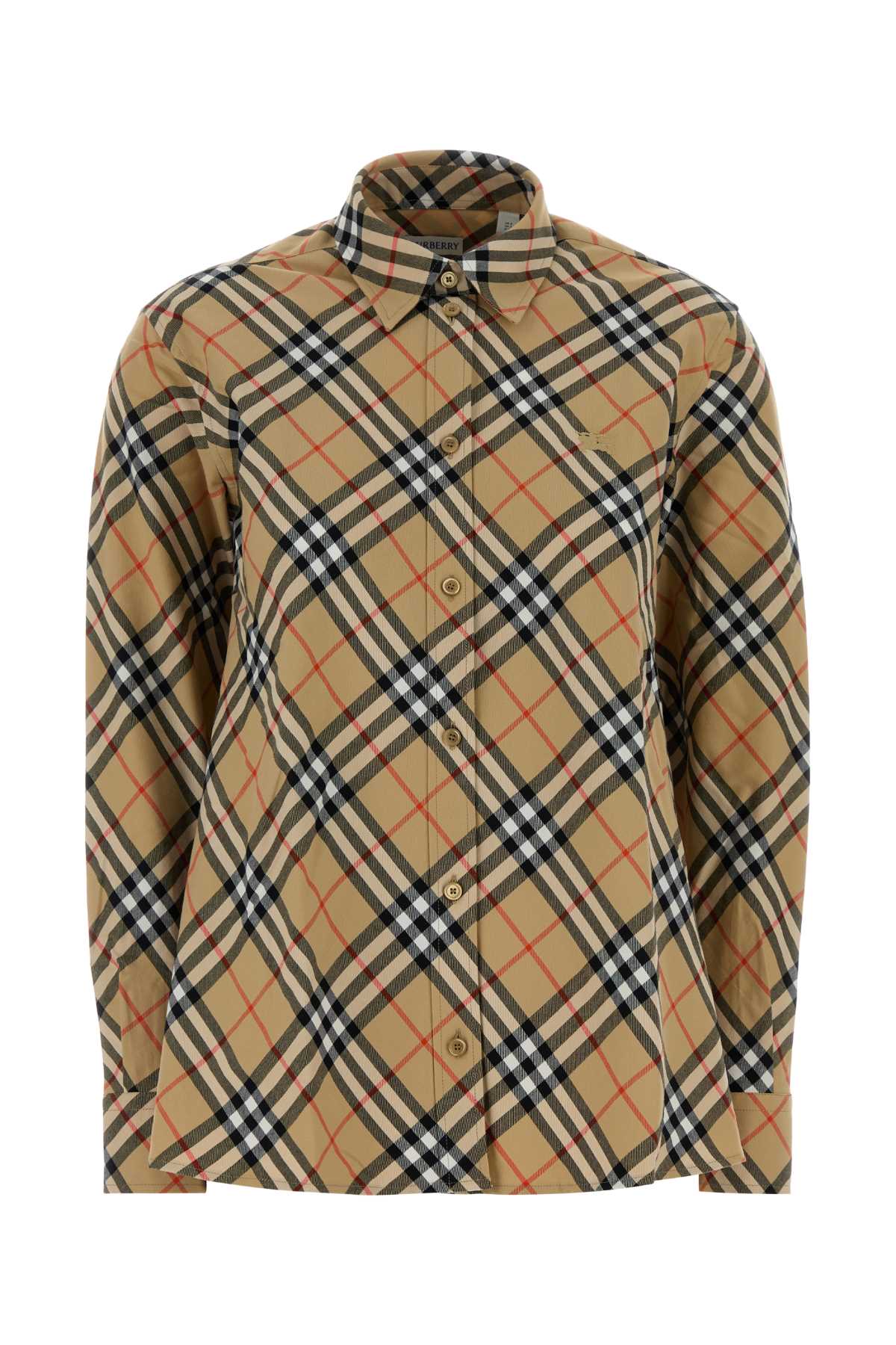 Burberry Women Embroidered Cotton Shirt BURBERRY