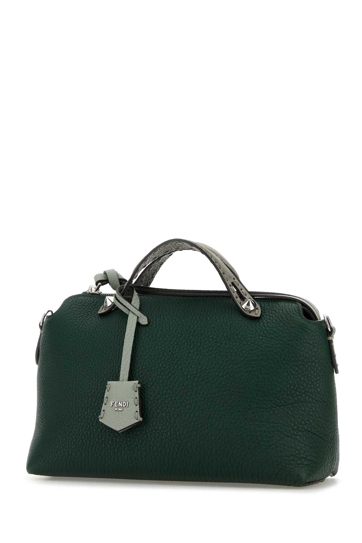 Fendi Women Bottle Green Leather Medium By The Way Handbag FENDI