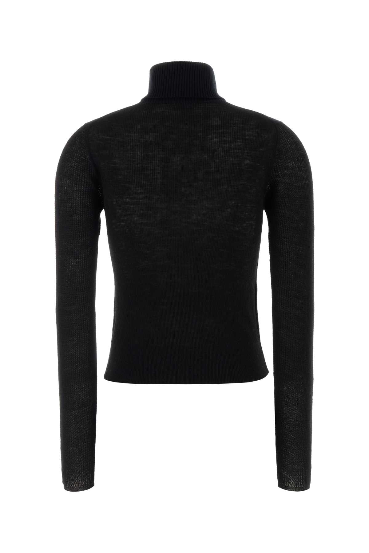 Burberry Women Black Wool Blend Sweater BURBERRY