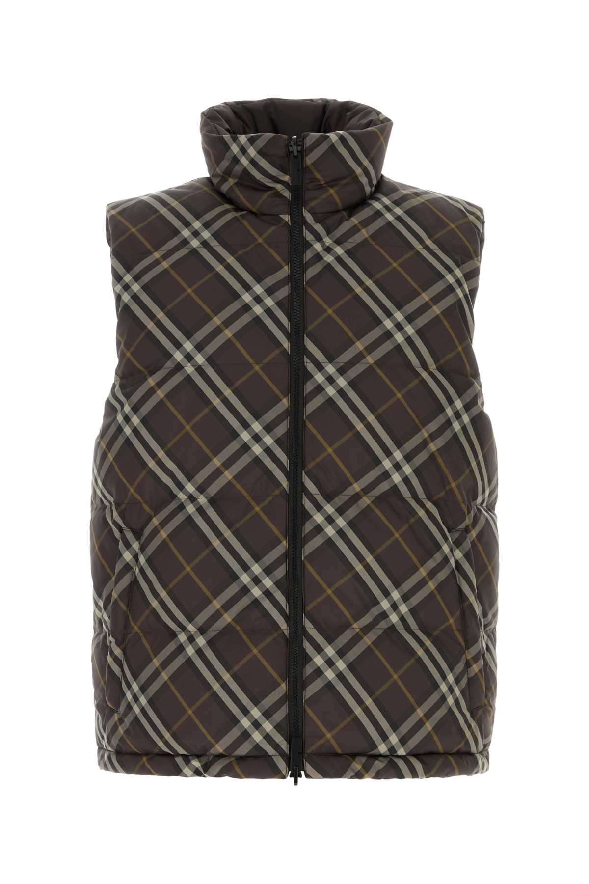 Burberry Men Embroidered Polyester Reversibile Down Jacket BURBERRY
