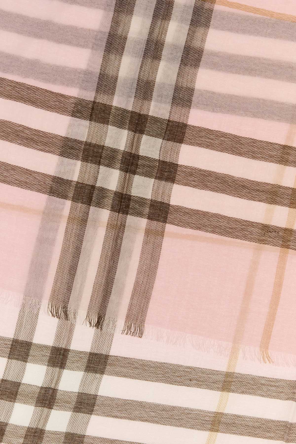 Burberry Unisex Embroidered Wool Scarf BURBERRY
