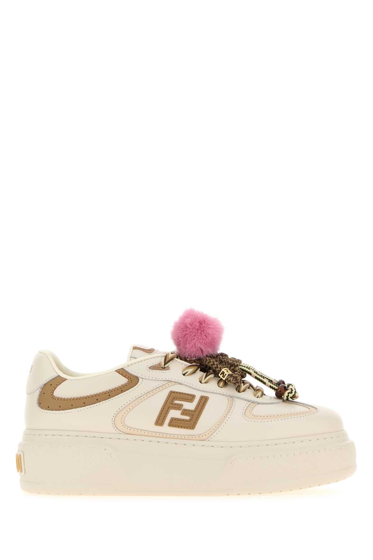Fendi Women Multicolor Leather Match Sneakers FENDI